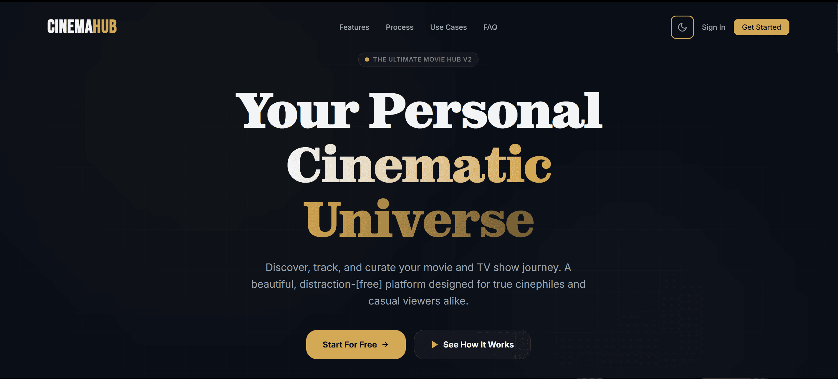 CinemaHUB | Full-Stack Movie Discovery preview